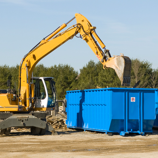 what happens if the residential dumpster is damaged or stolen during rental in Pryor Creek